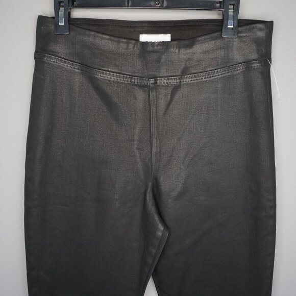 New Frame The Jet Set Skinny Crop Slit Jeans in Noir Coated size 2(30-34) - Picture 5 of 16